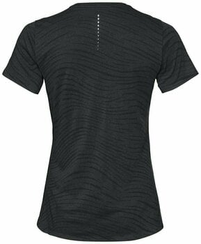Camiseta de running de manga corta Odlo Zeroweight Engineered Chill-Tec T-Shirt Black Melange S Camiseta de running de manga corta - 2