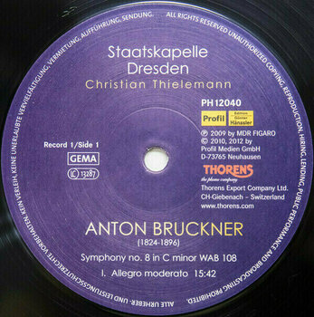 Disque vinyle A. Bruckner - Symphonie No. 8 (2 LP) - 4