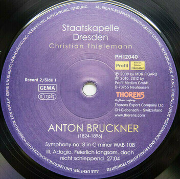 Vinylplade A. Bruckner - Symphonie No. 8 (2 LP) - 6