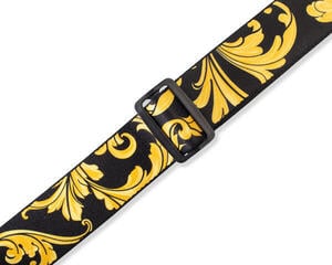 Kytarový pás Levy's Nita Strauss Artist Signature Kytarový pás Black & Gold Baroque - 2