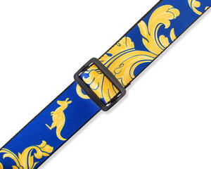 Tekstilni kaiš za gitaru Levy's Nita Strauss Artist Signature  Blue & Gold Baroque Tekstilni kaiš za gitaru - 2