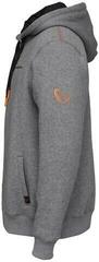 Mikina Savage Gear Classic Zip Hoodie Grey Melange - 2