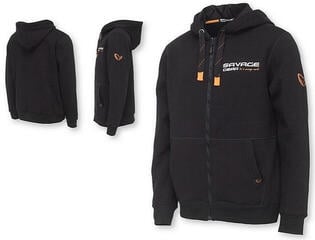 Mikina Savage Gear Urban Zip Hoodie Black Ink - 1