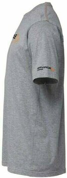 Tricou Savage Gear Tricou Signature Logo T-Shirt Grey Melange S - 3