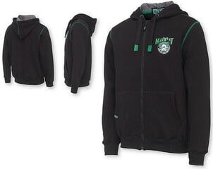 Mikina MADCAT Badge Logo Zip Hoodie Black Caviar - 3