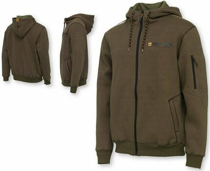 Sweatshirt Prologic Sweatshirt Carpio Zip Hoodie Army Green 2XL - 4