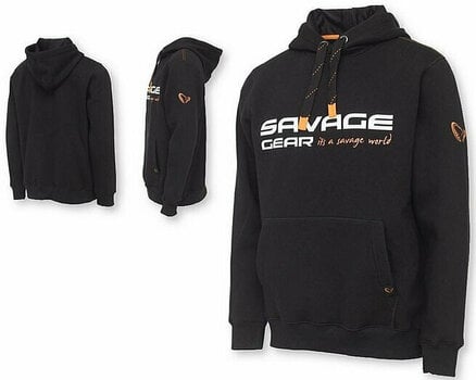 Sweatshirt Savage Gear Sweatshirt Cosmo Hoodie Black Ink XL - 3