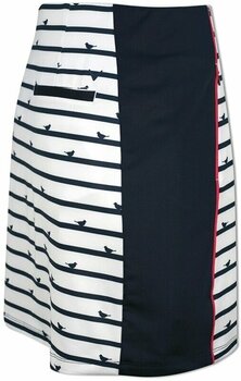 Saia/Vestido Callaway Pull-On Birdie Stripe Print Peacoat M - 3