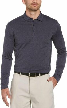 Polo Shirt Callaway Essential Long Sleeve Navy Chambray Heather L - 4