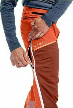 Outdoorové kalhoty Ortovox Westalpen 3L M Desert Orange XL Outdoorové kalhoty - 6
