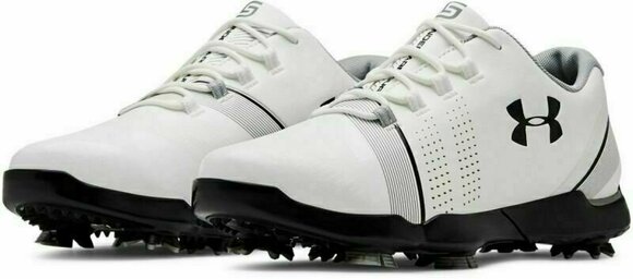 Junior čevlji za golf Under Armour Spieth 3 Bela 38 - 3