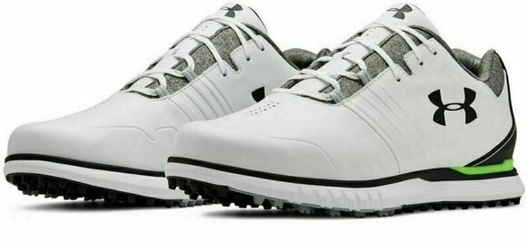 Pantofi de golf pentru bărbați Under Armour Showdown SL E Wide Alb 44,5 - 3