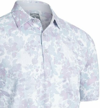 Camiseta polo Callaway Soft Focus Floral Party Pink L - 3