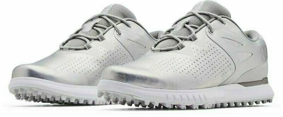 Chaussures de golf pour femmes Under Armour UA W Charged Breathe SL White/Metallic Silver 38 - 3