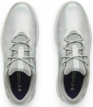 Chaussures de golf pour femmes Under Armour UA W Charged Breathe SL White/Metallic Silver 38 - 5