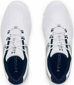 Women's golf shoes Under Armour UA W Charged Breathe SL White/Academy 36 - 5