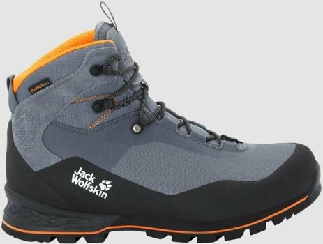 Mens Outdoor Shoes Jack Wolfskin Wilderness Lite Texapore Pebble Grey/Black 42 Mens Outdoor Shoes - 4
