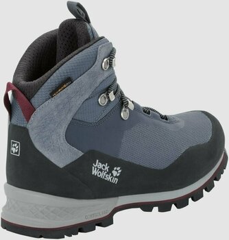 Womens Outdoor Shoes Jack Wolfskin Wilderness Lite Texapore W Pebble Grey/Burgundy 39,5 Womens Outdoor Shoes - 3