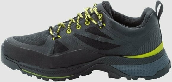 Mens Outdoor Shoes Jack Wolfskin Force Striker Texapore Low Black/Lime 44 Mens Outdoor Shoes - 2