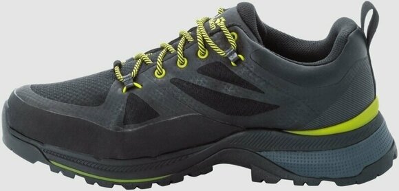 Mens Outdoor Shoes Jack Wolfskin Force Striker Texapore Low Black/Lime 40 Mens Outdoor Shoes - 2