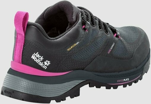 Womens Outdoor Shoes Jack Wolfskin Force Striker Texapore Low W Phantom/Pink 38 Womens Outdoor Shoes - 4
