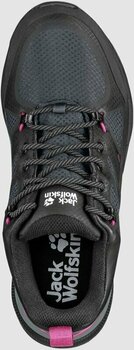 Womens Outdoor Shoes Jack Wolfskin Force Striker Texapore Low W Phantom/Pink 38 Womens Outdoor Shoes - 5