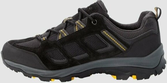 Mens Outdoor Shoes Jack Wolfskin Vojo 3 Texapore Low Black/Burly Yellow XT 41 Mens Outdoor Shoes - 3