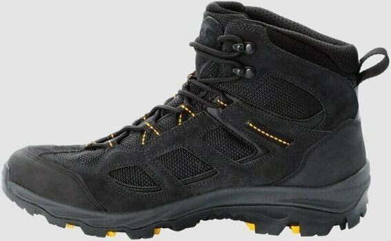 Mens Outdoor Shoes Jack Wolfskin Vojo 3 Texapore Black/Burly Yellow XT 44,5 Mens Outdoor Shoes - 3
