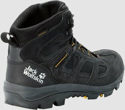 Mens Outdoor Shoes Jack Wolfskin Vojo 3 Texapore Black/Burly Yellow XT 44,5 Mens Outdoor Shoes - 4