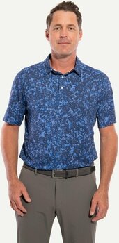 Polo Shirt Kjus Motion Printed Atlanta Blue/Midnight Blue 54 - 3