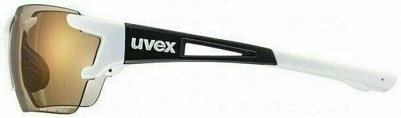 Cycling Glasses UVEX Sportstyle 803 Race CV V White/Black Mat Cycling Glasses - 2