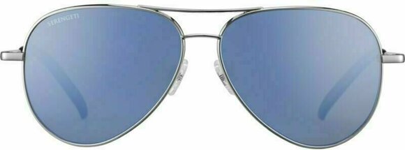 Lifestyle Glasses Serengeti Carrara Shiny Silver/Mineral Polarized Blue S Lifestyle Glasses - 2