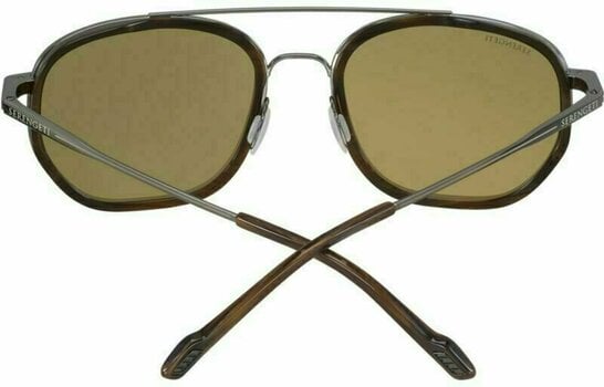 Lifestyle Glasses Serengeti Boron Brown Buffalo/Shiny Gunmetal/Mineral Polarized Blue L Lifestyle Glasses - 4