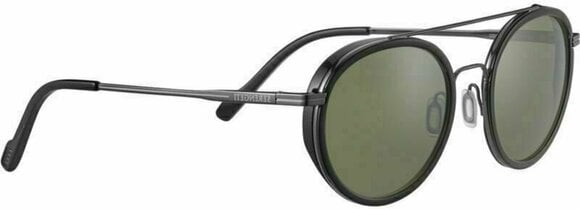 Életmód szemüveg Serengeti Geary Shiny Black/Shiny Dark Gunmetal/Mineral Polarized M Életmód szemüveg - 3