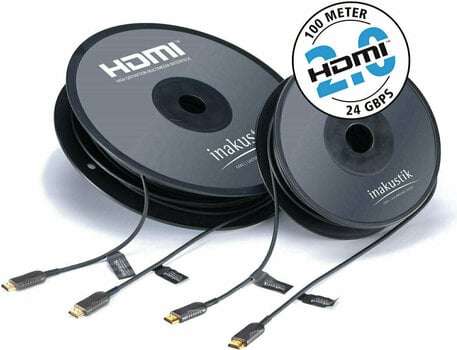 Hi-Fi Video Cable
 Inakustik Profi HDMI 2.0 8 m - 2