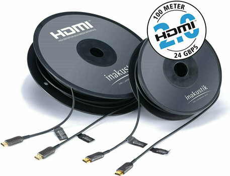 Cabo de vídeo Hi-Fi Inakustik Exzellenz Profi 15 m Preto Cabo de vídeo Hi-Fi - 2