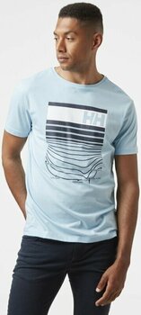 T-Shirt Helly Hansen Shoreline T-Shirt Cool Blue M - 4