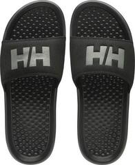 Mens Sailing Shoes Helly Hansen Men's H/H Slide Black/Gunmetal - 4