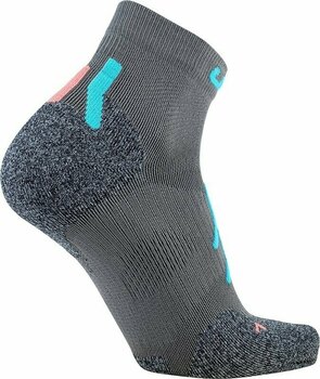 Socks UYN Trekking Approach Low Cut Grey/Turquoise 39-40 Socks - 2
