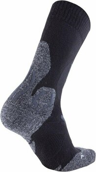 Socks UYN Trekking Cool Merino Grey Melange/Black 45-47 Socks - 2