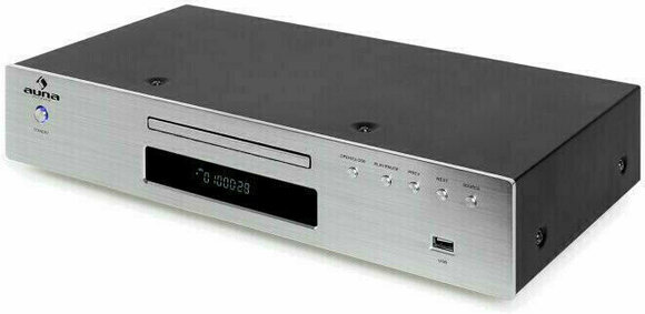 Leitor de CD Hi-Fi Auna AV2-CD509 Silver Leitor de CD Hi-Fi - 6