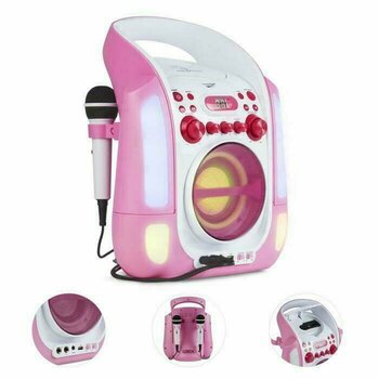 Karaoke-system Auna Kara Illumina Karaoke-system Pink - 3
