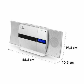 Système audio domestique Auna V-20 DAB Argent - 5