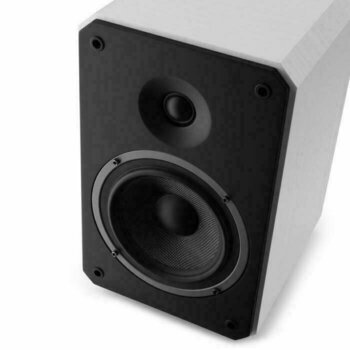 NUMAN Octavox 702 MKII HiFi Speakers Bass Reflex Speaker Pair 2-way Speaker System 100 Watts Max NUMAN Octavox WaveGuide Speaker Boxes White High-end Speakers Shelf Speakers 