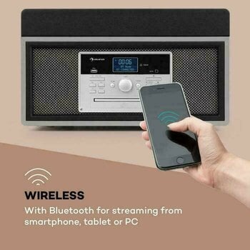 Retro gramofon
 Auna Mary Ann Silver Retro gramofon - 8