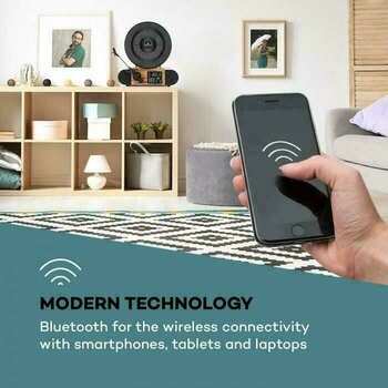 Retro gramofon Auna Verticalo SE DAB Wood Retro gramofon - 5