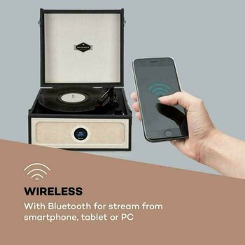 Tourne-disque rétro Auna Sarah Ann DAB Black Tourne-disque rétro - 7