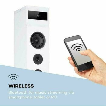 Haut-parleur sans fil Hi-Fi
 Auna Karaboom 100 Blanc - 3