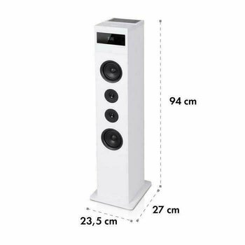 Haut-parleur sans fil Hi-Fi
 Auna Karaboom 100 Blanc - 7