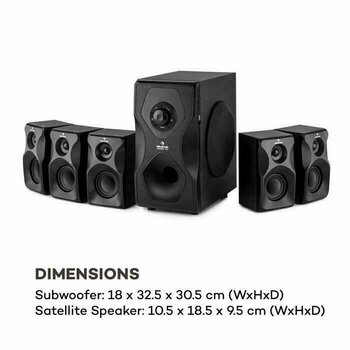 Domácí kino Auna Concept 720 Black Domácí kino - 8